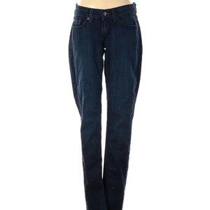Levis 524 Too Superlow Blue Stretch Denim Low Rise Medium Wash Jeans Size 5 L